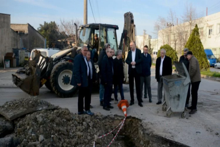 Bursa Karacabey Belediye Başkanı Özkan sanayi esnafını dinledi