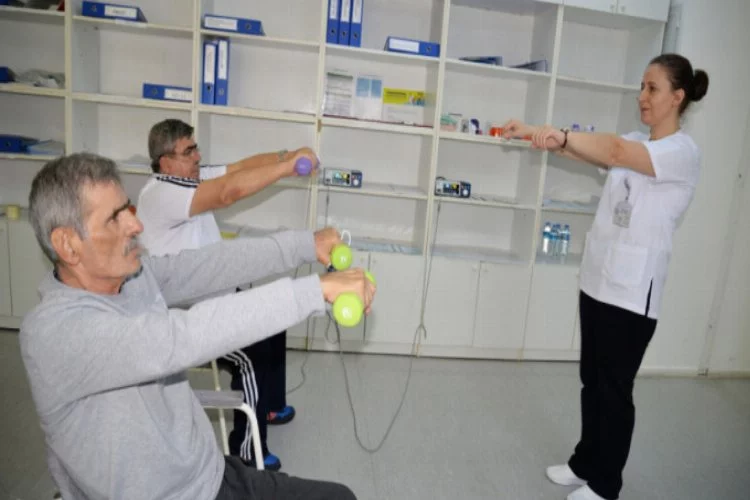 Bursa'da solunum rehabilitasyon ünitesine yoğun ilgi