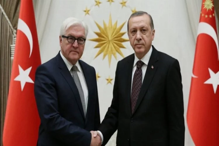 Cumhurbaşkanı Erdoğan, Alman mevkidaşı ile görüştü