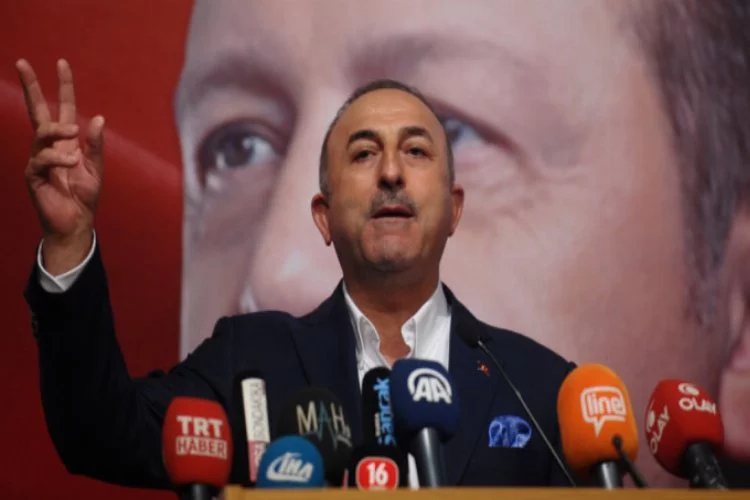 Dışişleri Bakanı Bursa'da açıkladı: "Enselerindeyiz"