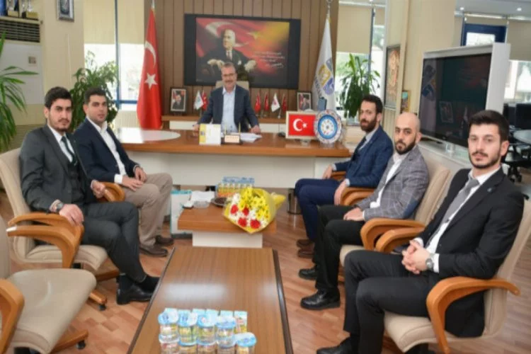 TÜGVA'dan Başkan Özkan'a ziyaret