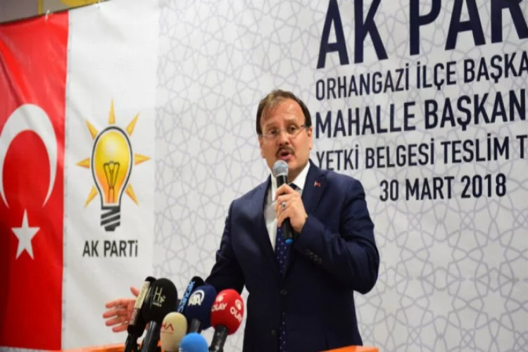 Çavuşoğlu Bursa'dan CHP'ye yüklendi "Zavallı"