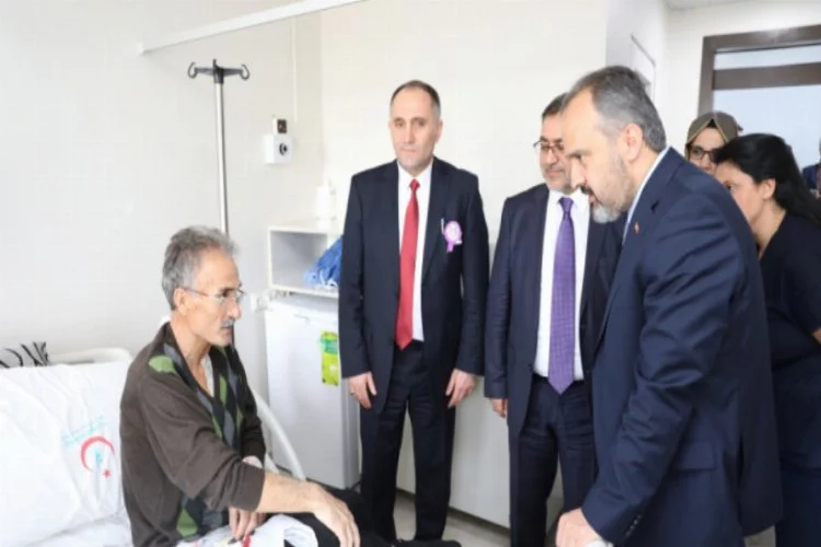 Başkan Aktaş'tan hasta ziyareti