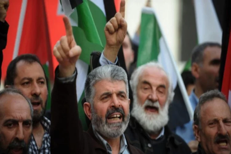 Filistin'deki saldırıya Bursa'dan tepki