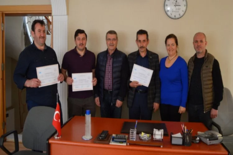 Bursa'da et ürünleri kursiyerleri sertifikalarını aldı