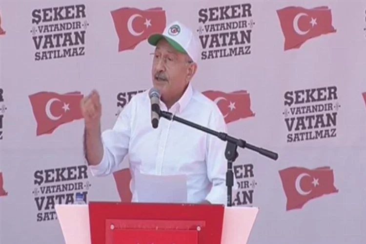 Kılıçdaroğlu: "Şeker vatandır, vatan satılamaz"