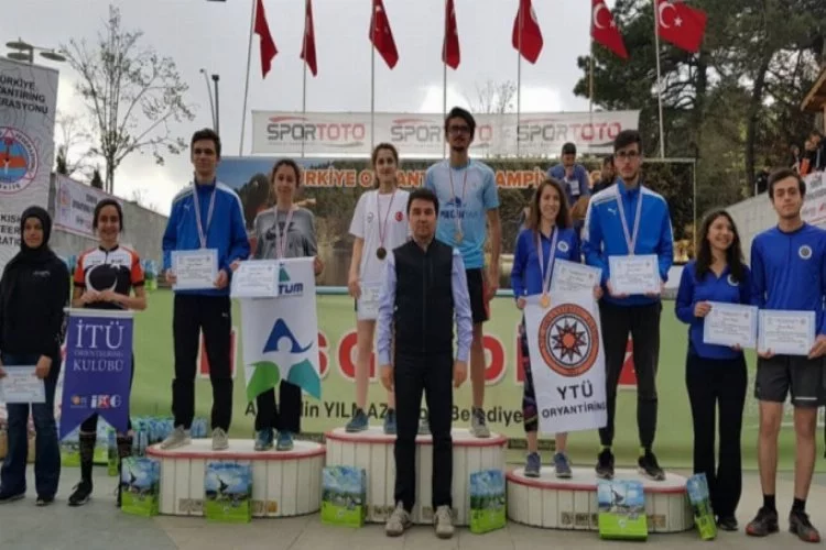 Türkiye Oryantiring Şampiyonası'na İnegöl damgası