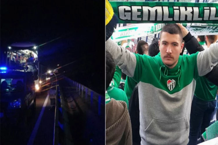 Maç dönüşü feci kaza! Bursasporlu taraftar hayatını kaybetti