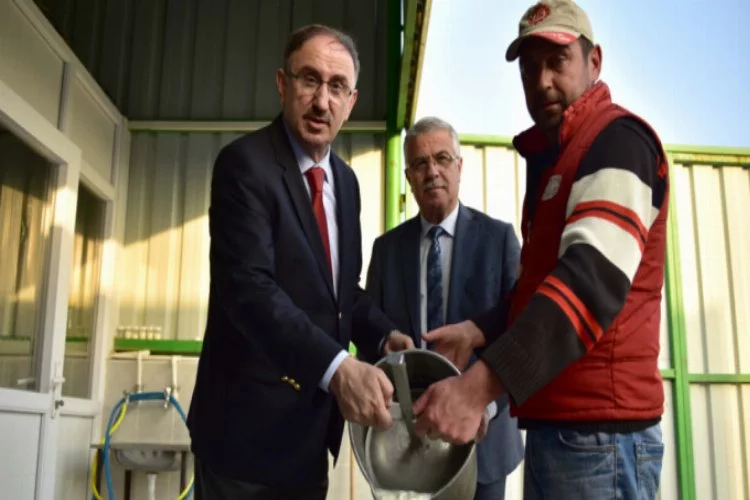 Bursa'da süt üreticilerine 450 bin TL'lik katkı