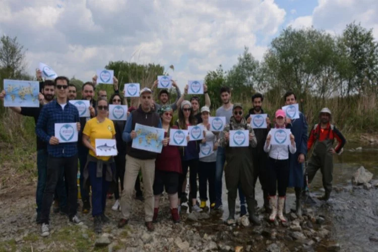 İznik Gölü'nde "Dünya Balık Göçü Günü" kutlandı