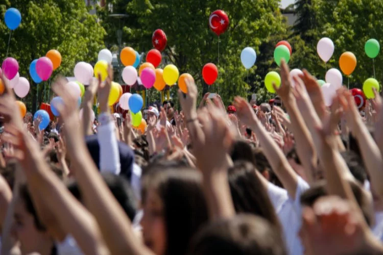 Bursa'da 23 Nisan Ulusal Egemenlik ve Çocuk Bayramı coşkusu
