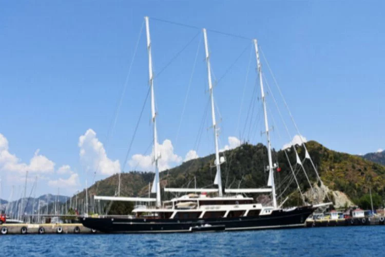 Dünyanın en büyük yelkenlilerinden 'EOS' Türkiye'de
