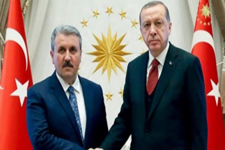 Erdoğan ile görüşen Destici'den flaş ittifak açıklaması