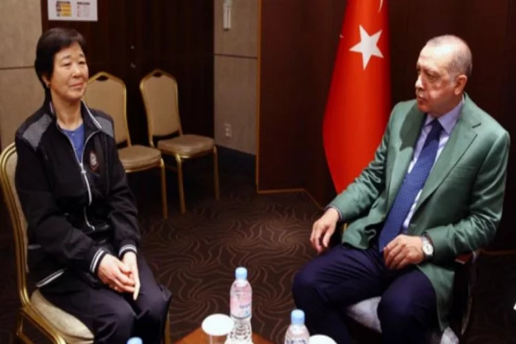 Cumhurbaşkanı Erdoğan 'Ayla'yı kabul etti