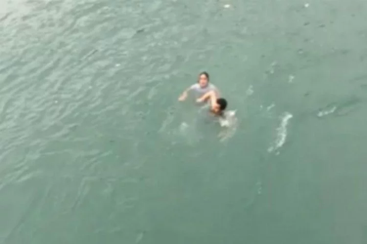 Irmağa atlayan kadını kurtarırken kendisi boğulmuştu! Cansız bedeni bulundu