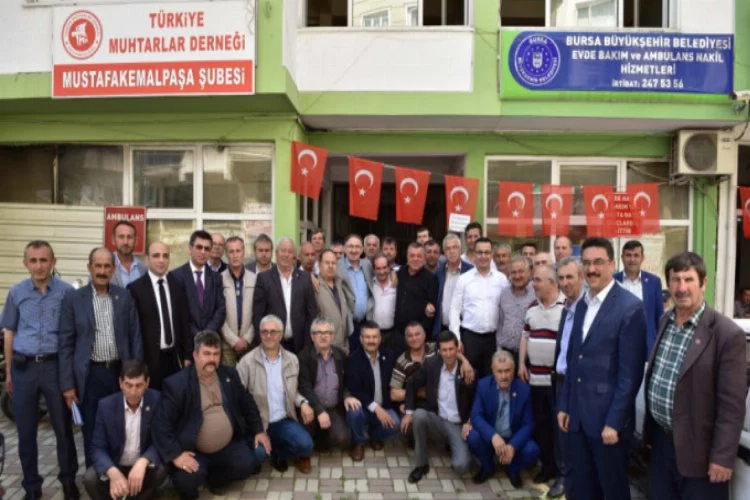 Bursa'da hizmetler son sürat