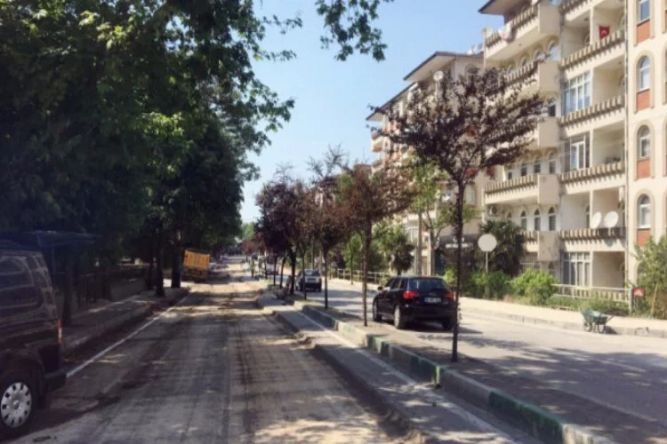 Bursa'da ana arterler asfaltlıyor