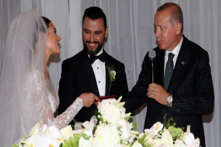 Erdoğan, Alişan'ın nikah törenine katıldı