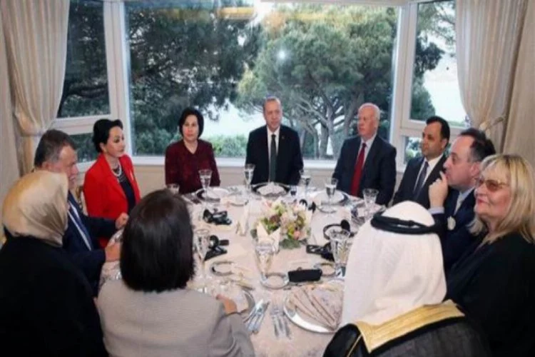 Erdoğan yüksek yargı ile yemekte bir araya geldi