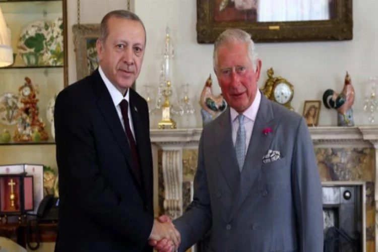 Cumhurbaşkanı Erdoğan Prens Charles ile görüştü