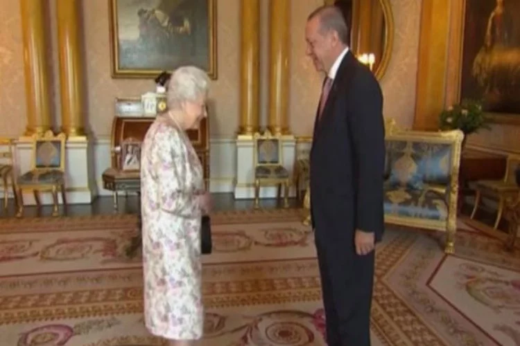 Erdoğan, Kraliçe Elizabeth ile görüştü