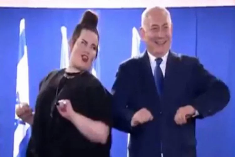Netanyahu'dan katliam sonrası dans...