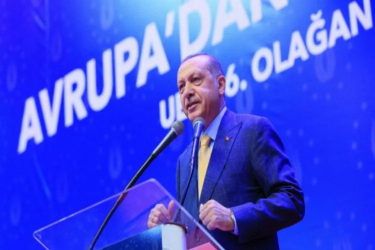 Erdoğan'dan Avrupa'da yaşayan Türklere müjde