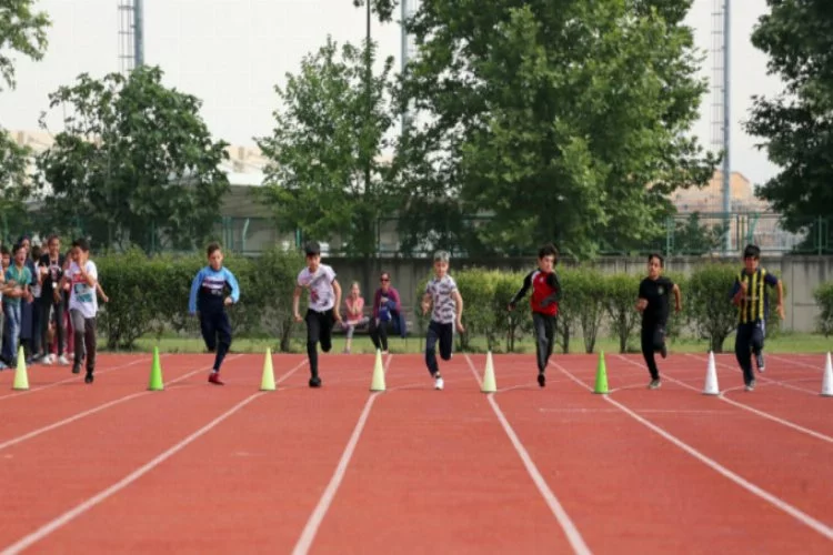 Bursa'da çocukların 'mini olimpiyat' heyecanı