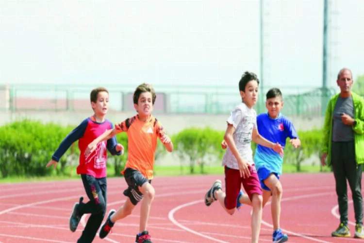 Bursalı çocukların 'mini olimpiyat' heyecanı