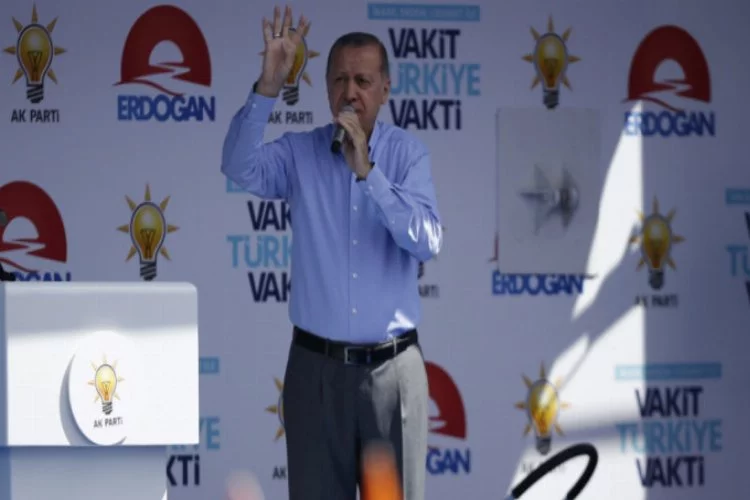 Erdoğan "Bizi kurla vuramazsınız"