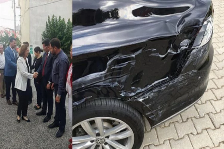 MHP Genel Başkan Yardımcısının makam aracı kaza yaptı!