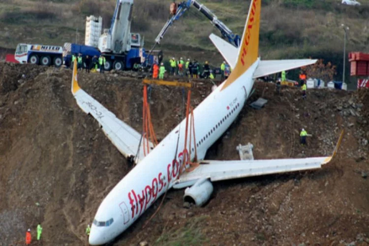 Trabzon'da pistten çıkan uçak hakkında flaş gelişme