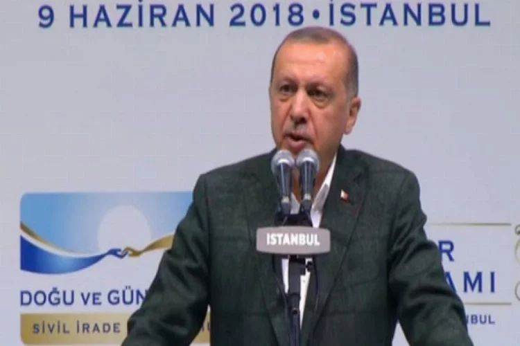 Cumhurbaşkanı Erdoğan'dan Muharrem İnce'ye eleştiri