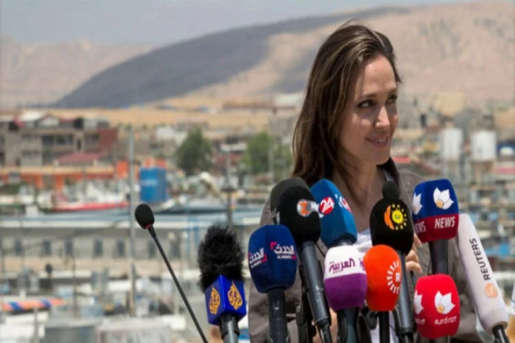 Angelina Jolie, Türkiye sınırına 67 kilometrede!