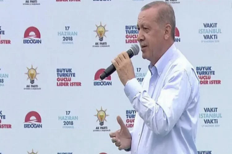 Cumhurbaşkanı Erdoğan'dan İnce'ye "Haddini bil"