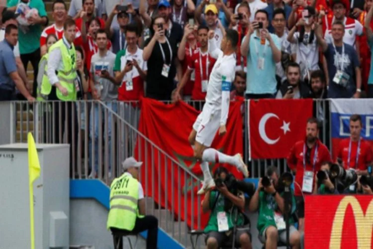 Ronaldo'nun Türk bayraklı gol sevinci rekor kırdı