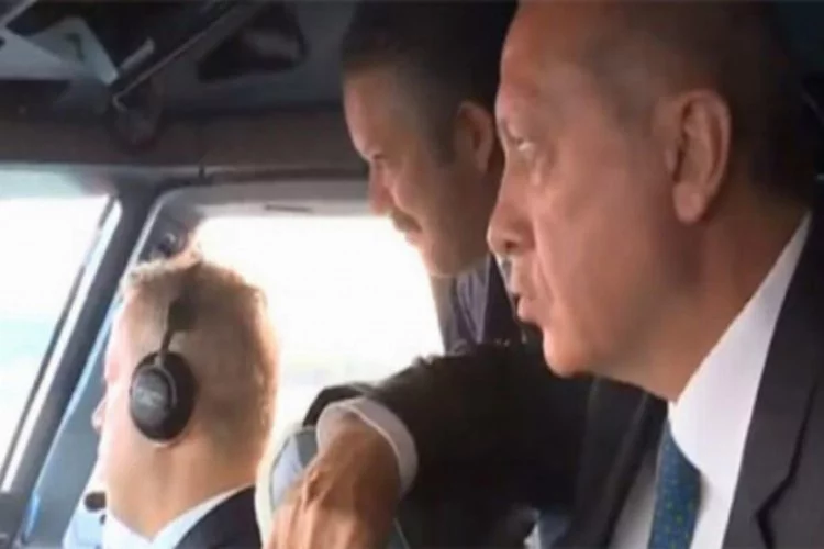 Üçüncü havalimanında ilk inişi Cumhurbaşkanı Erdoğan yaptı