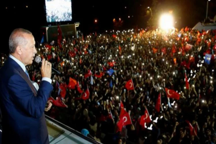 Erdoğan "Millet bugün istikbaline sahip çıkmıştır"