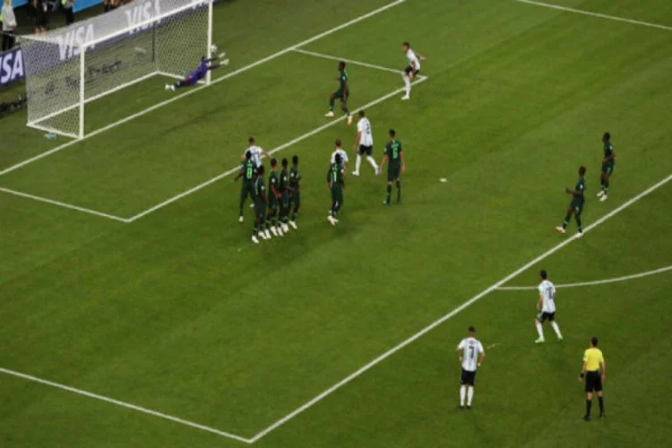 "Ronaldo" hareketi Arjantin maçına damga vurdu