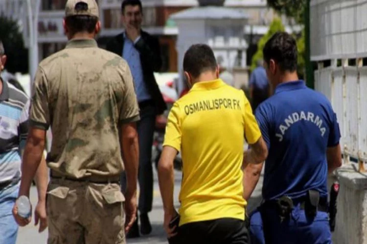 Osmanlısporlu futbolcuya gözaltı şoku!