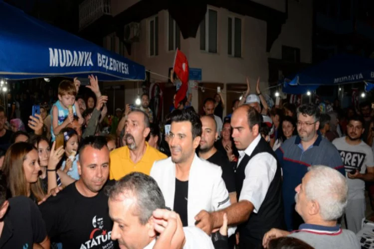 Mudanya'da Gökhan Tepe izdihamı