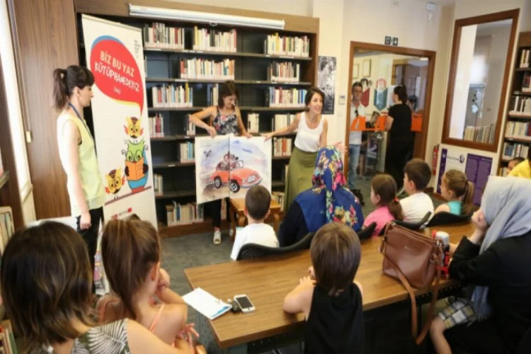 Nilüfer kütüphaneleri çocuklarla şenleniyor
