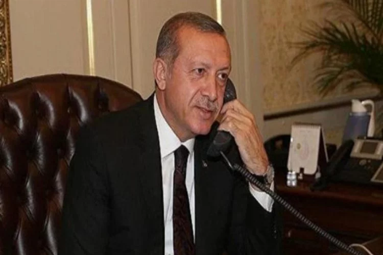 Erdoğan mevkidaşıyla telefonda görüştü