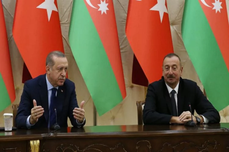 Cumhurbaşkanı Erdoğan ve İlham Aliyev'den ortak basın toplantısı