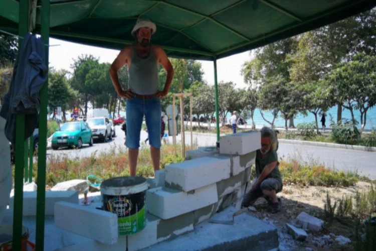 Bursa'da gaz betondan tarihi kalyon inşa ediyorlar