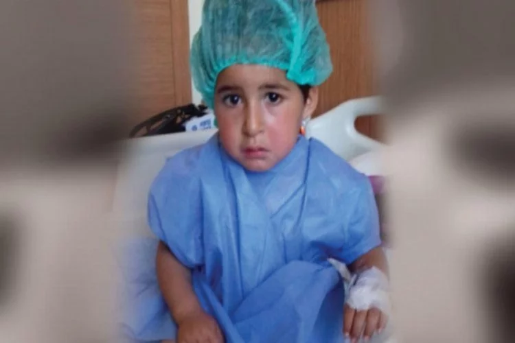 Ameliyattan sonra 3 yaşındaki Kübra'nın dünyası karardı