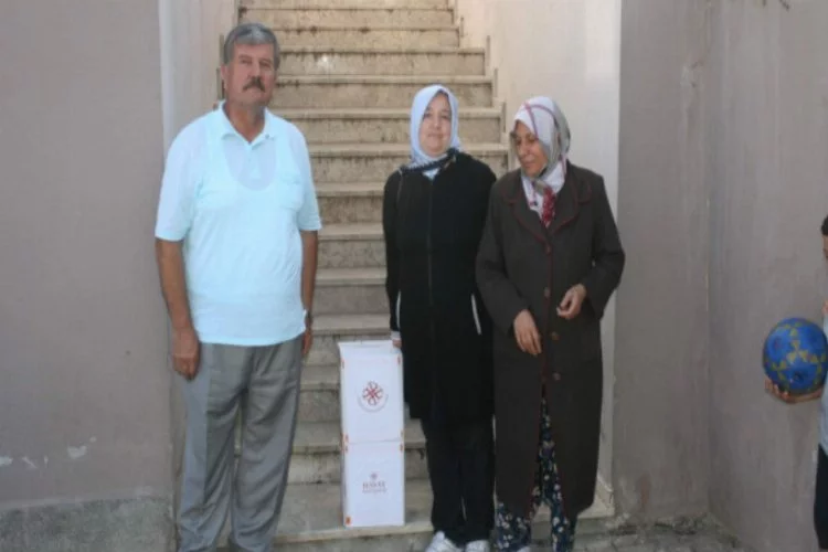 Bursa'da 100 aileye yardım eli