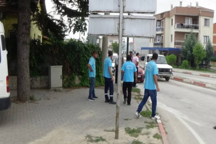Bursa'da belediye ekiplerine bıçaklı saldırı