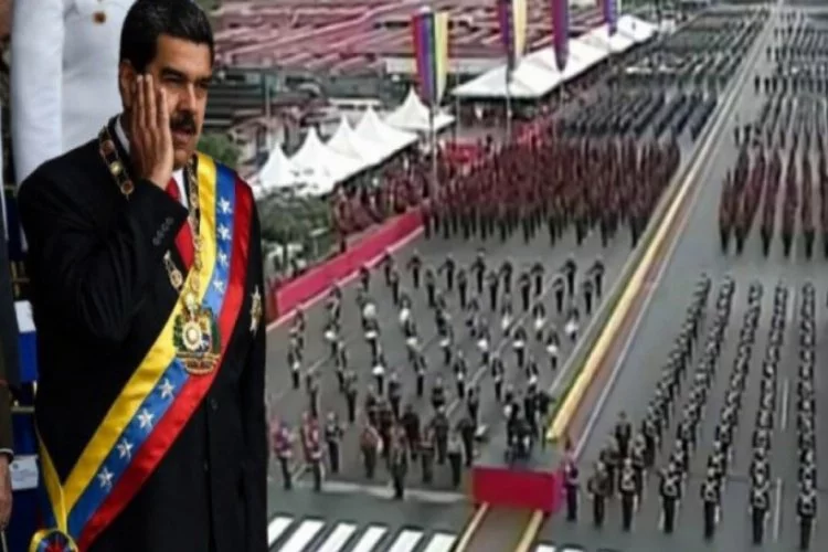 Maduro'ya suikast girişiminde askerler böyle kaçıştı