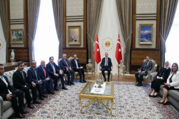 Cumhurbaşkanı Erdoğan, TOBB Başkanı ve heyetini kabul etti